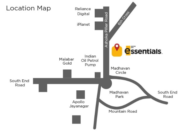  「MADHAVAN PARK店」Map