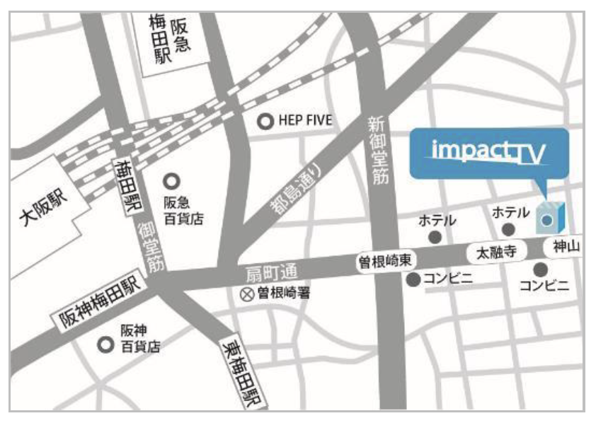 大阪オフィス　地図