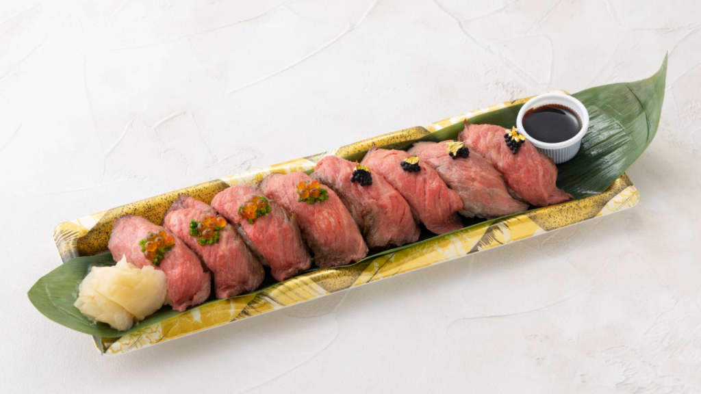 キャビアアブリューガといくらの特選肉寿司　イメージ画像